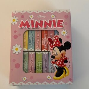 Disney Minnie Book Set - Pink with Red Bow